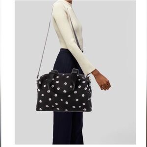 Alice + Olivia Daisy Nylon Tote Travel Carry On Overnight Crossbody Duffle Bag
